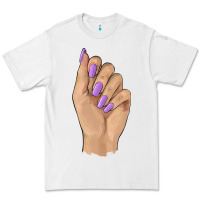 White nail Premium Tee - BarkalooDesign