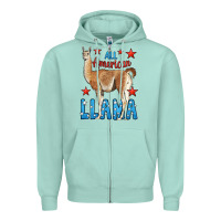 All American Llama Zipper Hoodie | Teevron