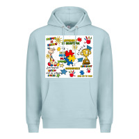 Blue Mist autism Premium Hoodie - Artiststas