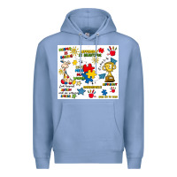 Colony Blue autism Premium Hoodie - Artiststas