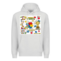 Dove Grey autism Premium Hoodie - Artiststas