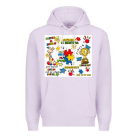 Lilac autism Premium Hoodie - Artiststas