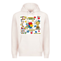 Pale Pink autism Premium Hoodie - Artiststas