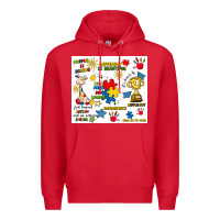Red autism Premium Hoodie - Artiststas