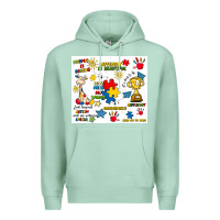 Seafoam autism Premium Hoodie - Artiststas