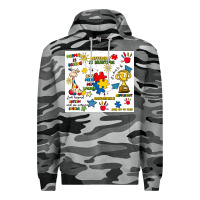 Slate Camo autism Premium Hoodie - Artiststas