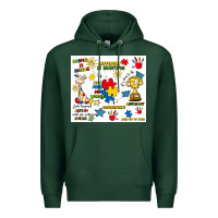 Sports Green autism Premium Hoodie - Artiststas