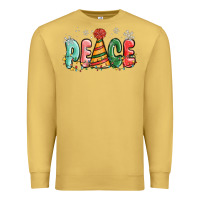 Antique Gold peace Premium Sweatshirt - MaliasSmallBusiness