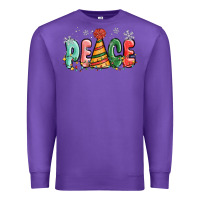 Purple peace Premium Sweatshirt - MaliasSmallBusiness