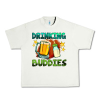 Pistachio drinking buddies with baby bottle and beer Urban Heavy Tee - HRA Design Shop
