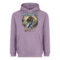 Lavender mamas boy western cowboy boots cactus Heavyweight Hoodie - NancyCooperArtShop