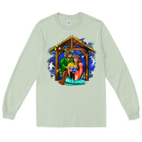 Matcha jesus and mary with god Long Sleeve Tee - AdoDesignShop