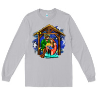 Moon Dust jesus and mary with god Long Sleeve Tee - AdoDesignShop