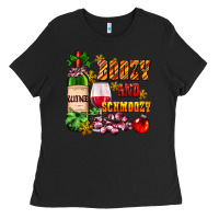 Black boozy and schmoozy Ladies Tee - AdoDesignShop