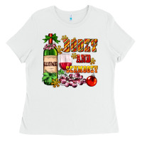 White boozy and schmoozy Ladies Tee - AdoDesignShop