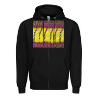 Black mardi gras bead leopard Zipper Hoodie - BarkalooDesign