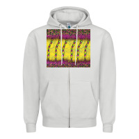 Mardi Gras Bead Leopard Zipper Hoodie | Teevron
