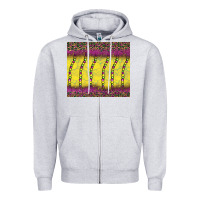 Heather Grey mardi gras bead leopard Zipper Hoodie - BarkalooDesign