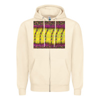 Sandshell mardi gras bead leopard Zipper Hoodie - BarkalooDesign