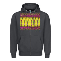 Smoke mardi gras bead leopard Zipper Hoodie - BarkalooDesign