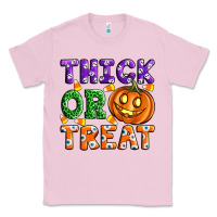 Bubblegum Pink Thick Or Treat Classic Tee - Artiststas