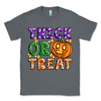 Charcoal Heather Thick Or Treat Classic Tee - Artiststas