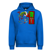 Cobalt Christmas Character Nurse Urban Hoodie - NancyCooperArtShop