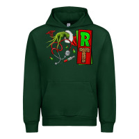 Forest Green Christmas Character Nurse Urban Hoodie - NancyCooperArtShop