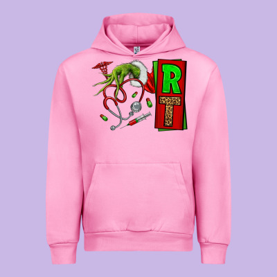 Christmas Character Nurse Urban Hoodie Designed By Nancycooperartshop