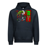 Navy Christmas Character Nurse Urban Hoodie - NancyCooperArtShop
