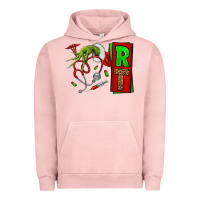 Pigment Salmon Christmas Character Nurse Urban Hoodie - NancyCooperArtShop