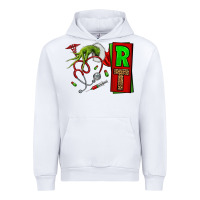 White Christmas Character Nurse Urban Hoodie - NancyCooperArtShop