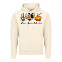 Vintage Artic Peace Love Halloween Vintage Hoodie - texasbilliewilder