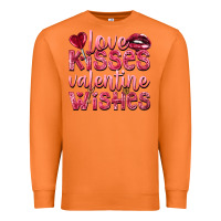 Carrot love kisses valentine wishes Premium Sweatshirt - NancyCooperArtShop