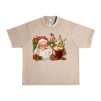 Santa And Hot Cocoa Cup Urban Heavy Tee | Teevron