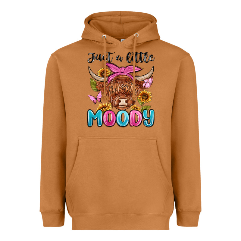 Just A Little Moody Heavyweight Hoodie by MaliasSmallBusiness | Teevron