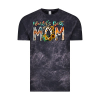 Cloud Black world is best mom Vintage Tee - RacoonDesign