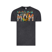Vintage Black world is best mom Vintage Tee - RacoonDesign