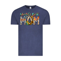 Vintage Denim world is best mom Vintage Tee - RacoonDesign