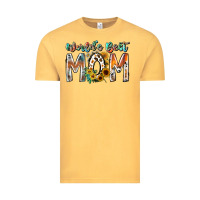 Vintage Mustard world is best mom Vintage Tee - RacoonDesign