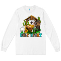 White holy nıght cows and sunflowers Long Sleeve Tee - AdoDesignShop