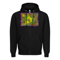 Black mardi gras background Zipper Hoodie - BarkalooDesign