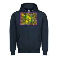 Navy mardi gras background Zipper Hoodie - BarkalooDesign