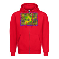 Red mardi gras background Zipper Hoodie - BarkalooDesign
