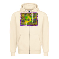 Sandshell mardi gras background Zipper Hoodie - BarkalooDesign