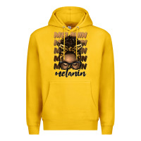 Lemon melanin afro messy bun Premium Hoodie - Artiststas