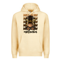 Pina Colada melanin afro messy bun Premium Hoodie - Artiststas
