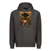 Smoke melanin afro messy bun Premium Hoodie - Artiststas