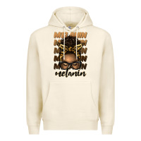 Tofu melanin afro messy bun Premium Hoodie - Artiststas