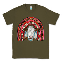 Army Green valentines simmental  rainbow Classic Tee - JahusDesignShop